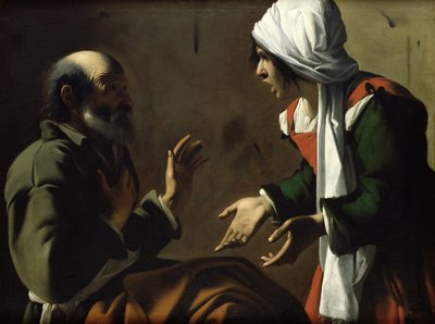 Die Verleugnung des Heiligen Petrus von Pensionante de Saraceni